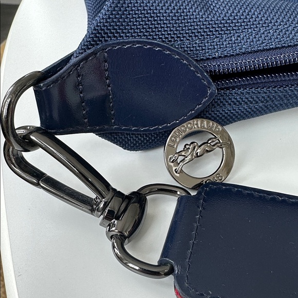 Longchamp Déposé Blue Nylon Oversized Tote - Picture 11 of 13